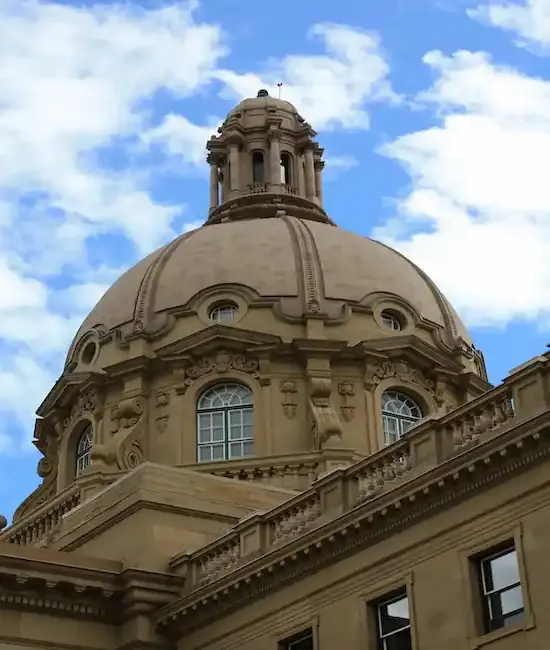 An image Alberta government building